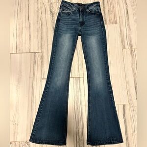 KanCan Mid Rise Flare Stretch Jeans Size 24